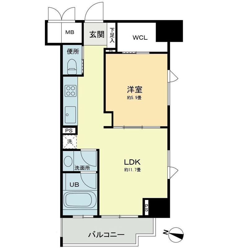 ベルファース本郷弓町0506 間取り