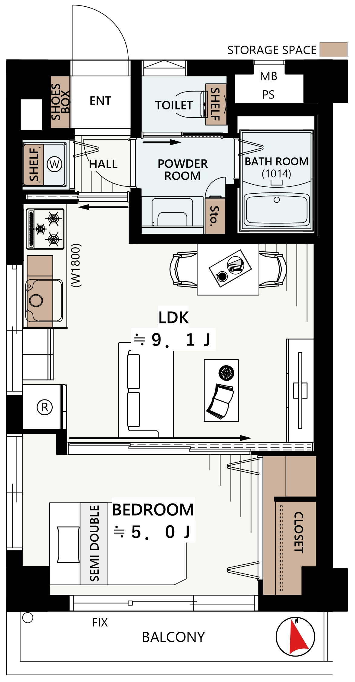 Pearl Mansion Takadanobaba 301 | 5-minute walk to two stations, southwest corner apartment — photo